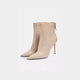 Cream Taupe Point Boots