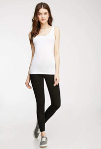 Grey Cotton Leggings