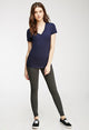 Grey Cotton Leggings